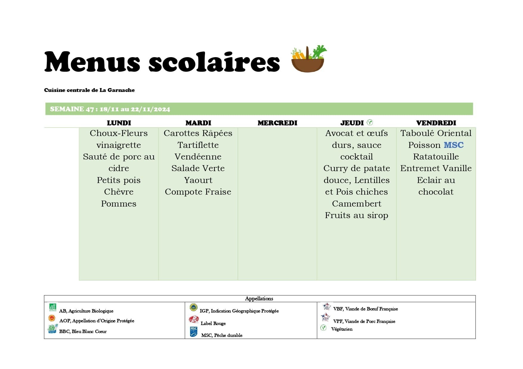 Menus sem 47